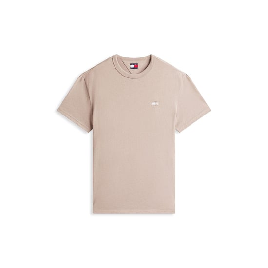 Tommy Jeans Heren Tonaal Badge T-shirt (Kalksteen) - Image 1