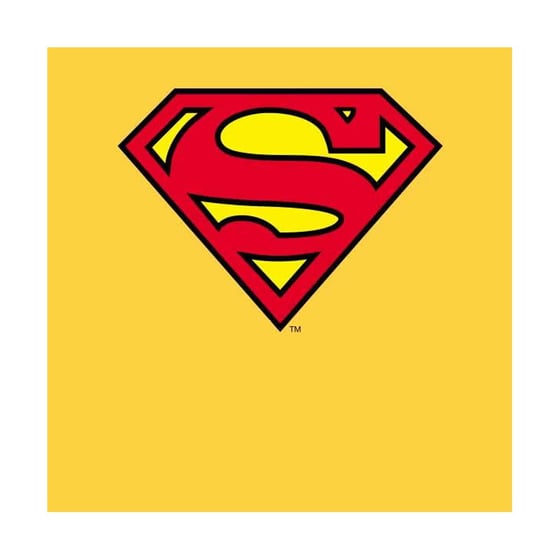 Superman Unisex Klassiek logo voor volwassenen T-Shirt (Geel) - Image 3