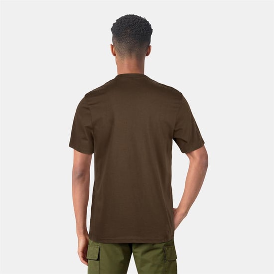 Lyle & Scott Heren T-shirt katoen met logo (Olijf) - Image 4
