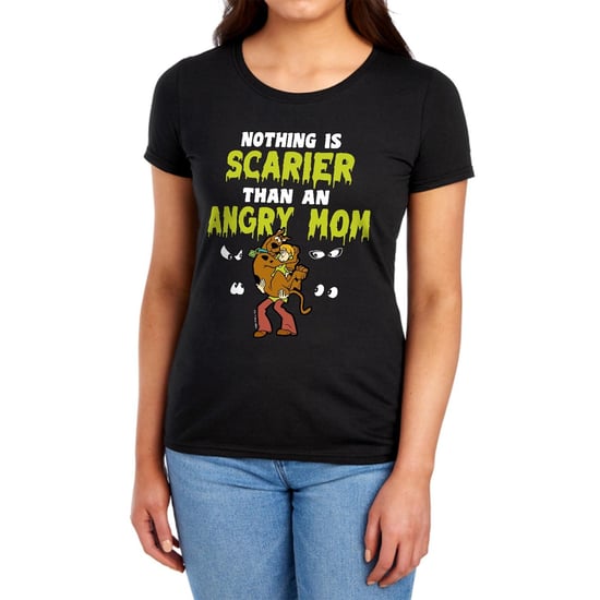 Scooby Doo Dames – Nothing Scarier Shaggy: nauwsluitend T-shirt voor dames ter gelegenheid van Moederdag (Zwart) - Image 1