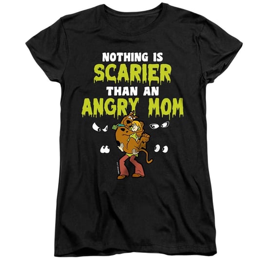 Scooby Doo Dames – Nothing Scarier Shaggy: nauwsluitend T-shirt voor dames ter gelegenheid van Moederdag (Zwart) - Image 2