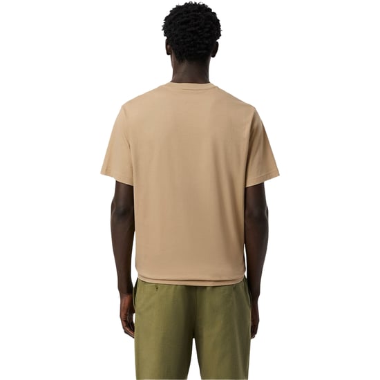 Lacoste Mens Embroidered Logo T-Shirt (Beige) - Image 3