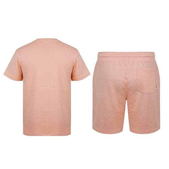 SoulCal Set med T-shirt med rund hals och shorts för män (Persika) - Image 2