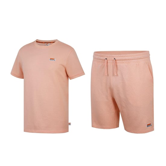 SoulCal Set med T-shirt med rund hals och shorts för män (Persika) - Image 3