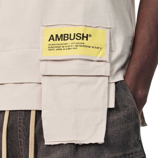 Ambush T-shirt voor heren met heupzak (Neutraal) - Image 4