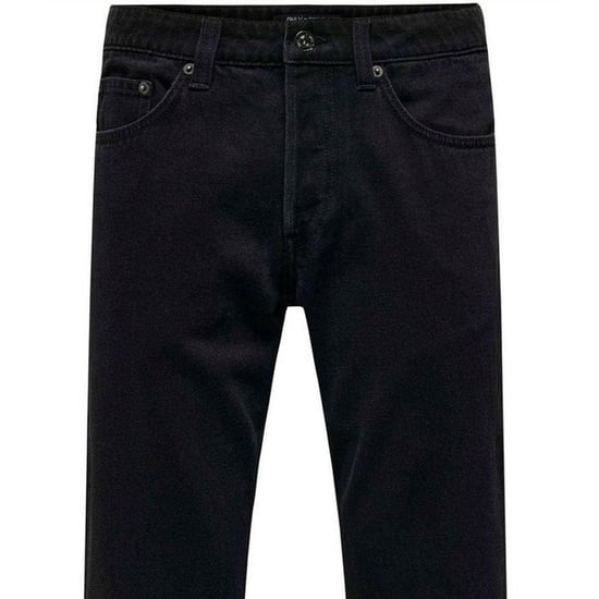 Only and Sons Denim Rechte Jeans Heren (Zwart) - Image 3