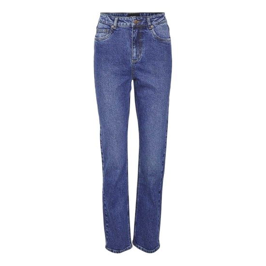Vero Moda Drew-jeans met rechte pasvorm voor dames (Donkerblauw) - Image 2