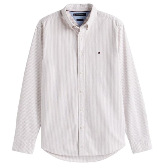 Tommy Hilfiger Herenoverhemd met knopen uit 1985, gestreept en met elastische pas (Safari) - Image 2