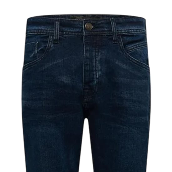 Crosshatch Vanliga Slim Jeans för herrar (Mörk tvätt) - Image 3