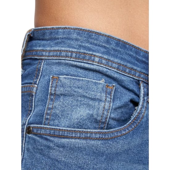 Crosshatch Vanliga Slim Jeans för herrar (Stentvätt) - Image 3