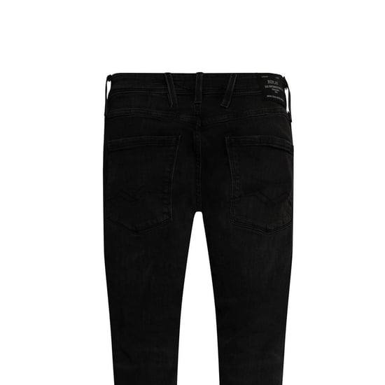 Replay Anbass gewassen slim-fit herenjeans (Zwart) - Image 5