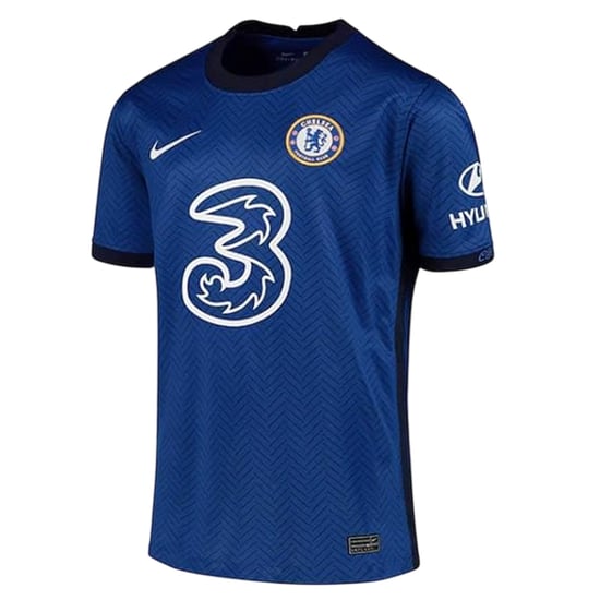 Nike T-shirt med rund hals för män från Chelsea FC (Blå/Svart) - Image 1