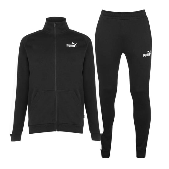 Puma Fleece-trainingspak voor heren (Zwart, Wit) - Image 2
