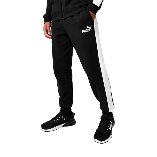 Puma Fleece-trainingspak voor heren (Zwart, Wit) - Image 5