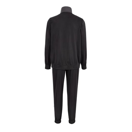 Slazenger Lätt träningsset för män med chevronmönster (Svart/Charcoal) - Image 3