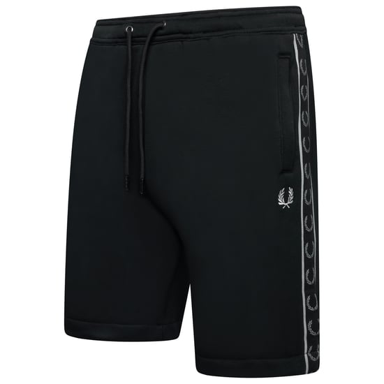 Fred Perry Men's Contrast Tape Short Black - Image 1