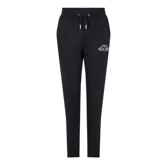 Jack Wills Womens/Ladies Hunston Polycotton Joggers (Black) - Image 2