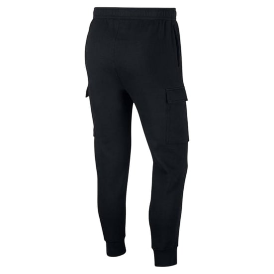 Nike Heren sportkleding: Club Cargo-joggingbroek (Zwart/Wit) - Image 3