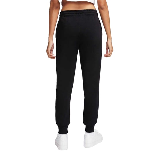 Nike Phoenix fleece-joggingbroek met middelhoge taille voor dames (Zwart) - Image 2