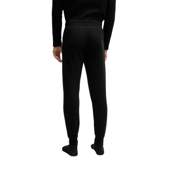 Boss Joggingbroek voor heren van wafelbreisel (Zwart) - Image 3