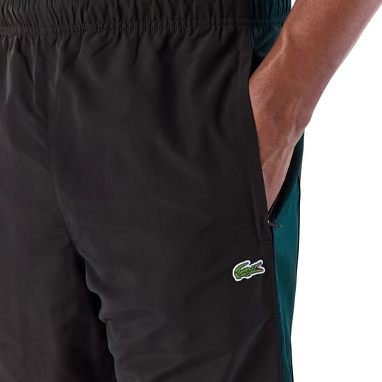 Lacoste Mens Cuffed Ankle Jogging Bottoms (Black) - Image 4