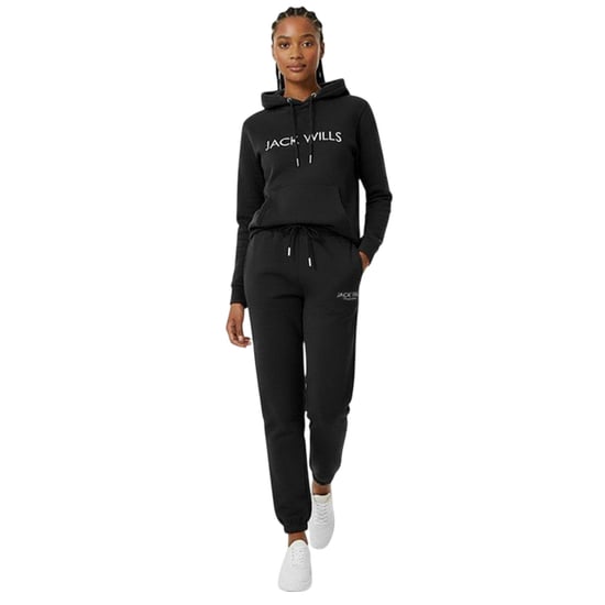 Jack Wills Bayton joggingbroek met relaxte pasvorm voor dames (Zwart) - Image 1