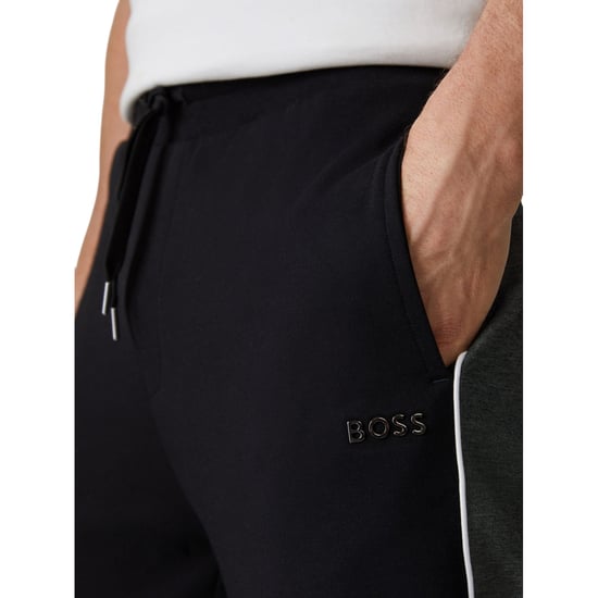 Boss Trainingsbroek voor heren met streep aan de zijkant (Zwart) - Image 4