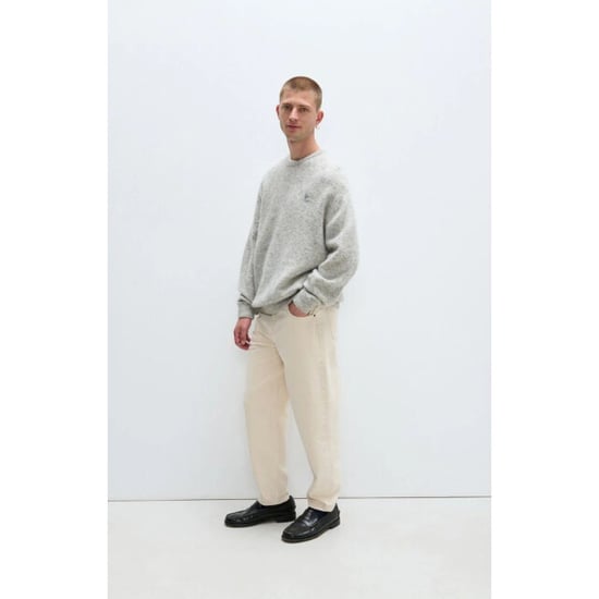 American Vintage Homme pull vitow mvito18a light grey - Image 4