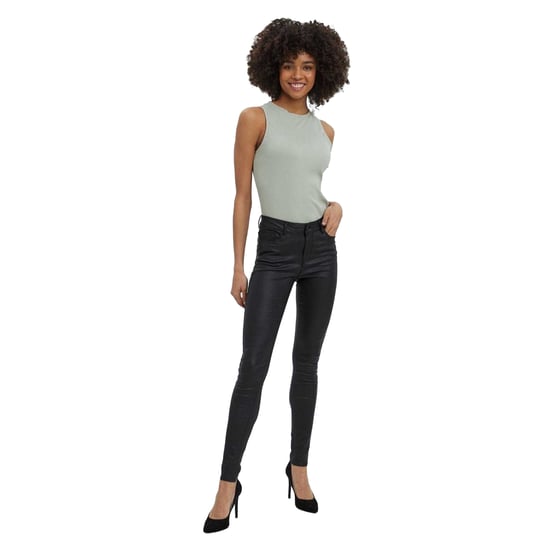 Vero Moda Effen skinny broeken voor dames (Zwart) - Image 5