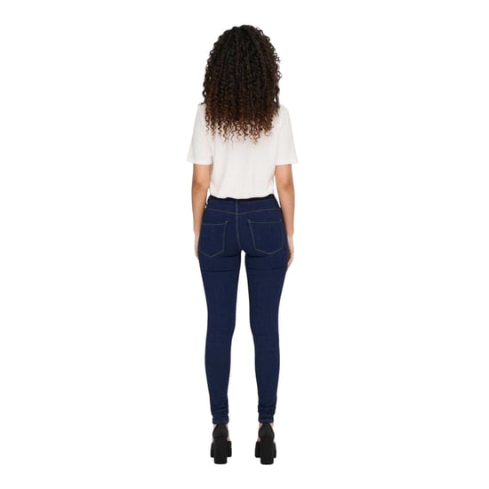 Only Womens/Ladies Skinny Jeans (Dark Blue) - Image 3