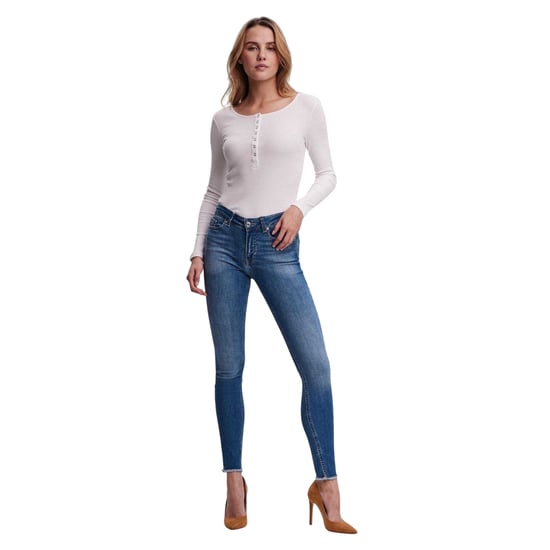 Vero Moda Dames/Dames Denim Skinny Jeans (Denim Blauw) - Image 1