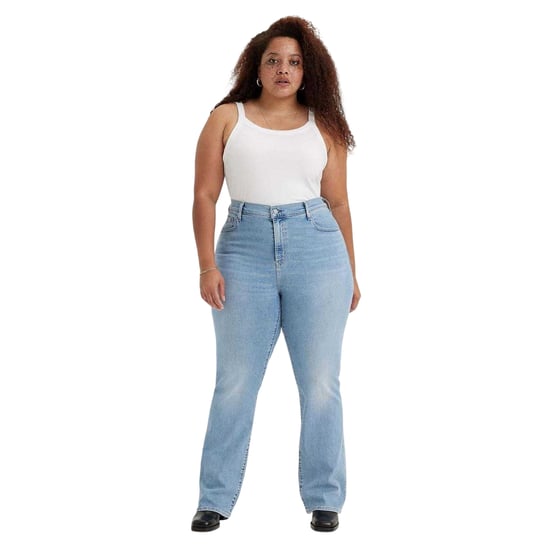 Levis Damesjeans 725 met hoge taille en bootcut-pasvorm (Lichtblauw) - Image 2