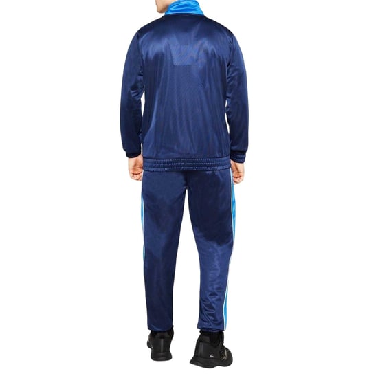 Slazenger Lätt träningsset för män med chevronmönster (Kunglig blå/vit) - Image 5
