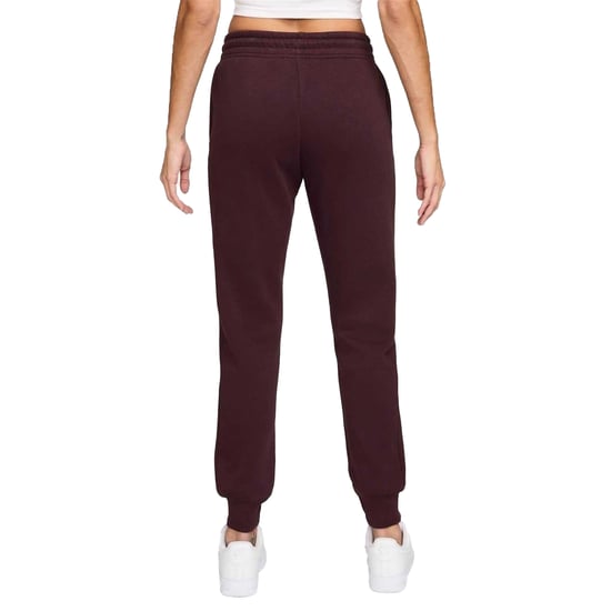 Nike Phoenix fleece-joggingbroek met middelhoge taille voor dames (Bourgondië) - Image 2