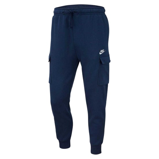Nike Heren sportkleding: Club Cargo-joggingbroek (Marine / Wit) - Image 2