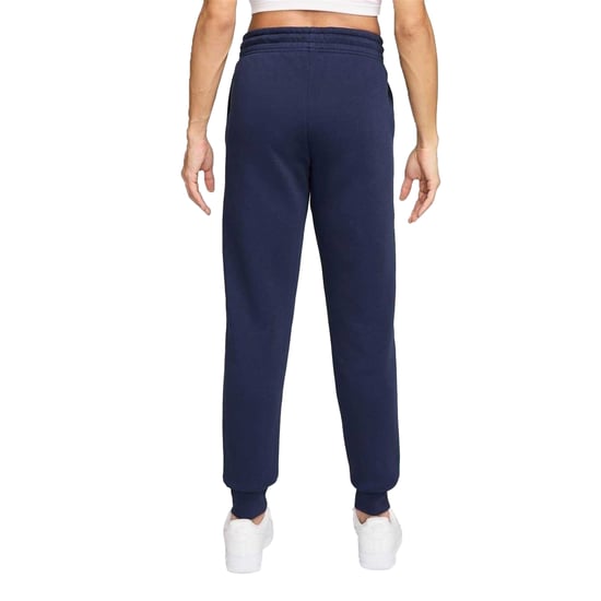Nike Phoenix fleece-joggingbroek met middelhoge taille voor dames (Middernacht marine) - Image 2