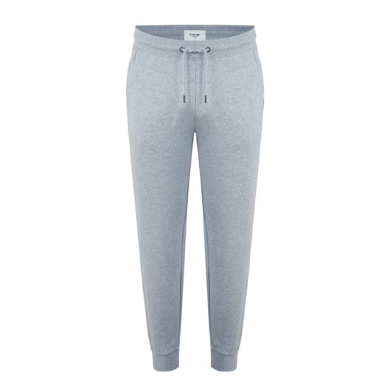 Firetrap Mens Plain Slim Jogging Bottoms (Grey Marl Marl) - Image 1