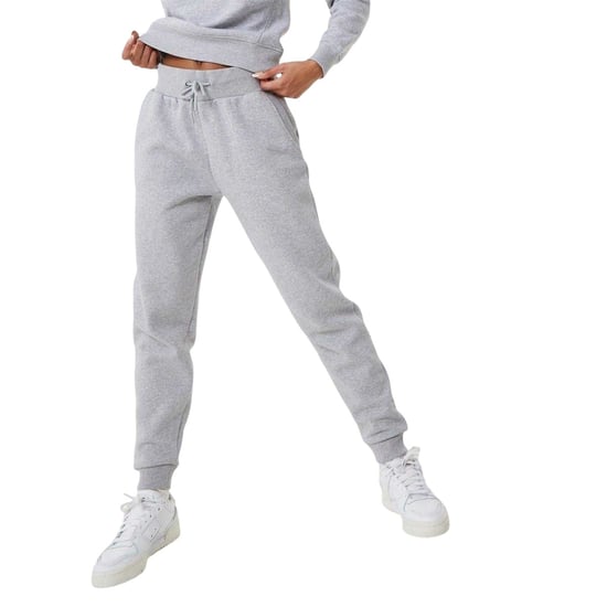 USA Pro Dames/Dames Katoenblend Verstelbare Taille Klassieke Joggers (Grijs Marl Marl) - Image 2