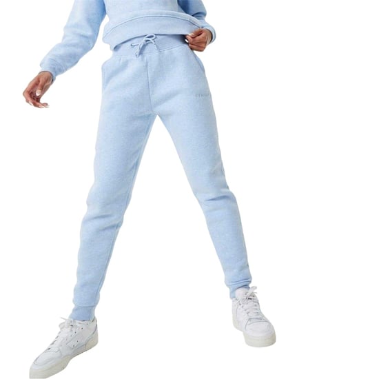 USA Pro Dames/Dames Katoenblend Verstelbare Taille Klassieke Joggers (Blauwe mergel) - Image 2