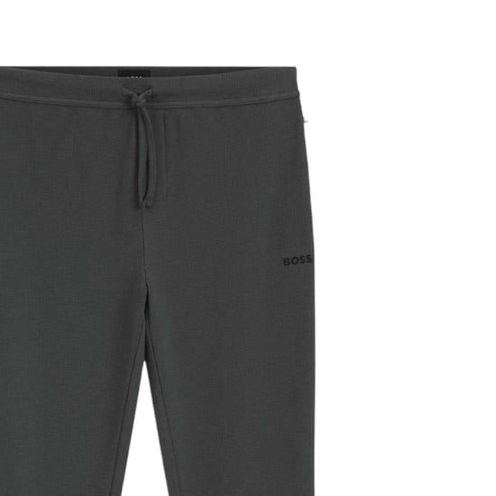 Boss Joggingbroek voor heren van wafelbreisel (Groen) - Image 3
