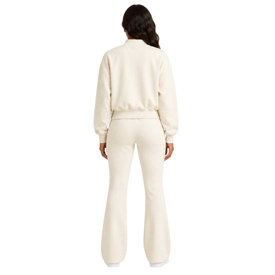 I Saw It First Joggingbroek voor dames met uitlopende pijpen, open zoom en een ruime pasvorm (Crème) - Image 4