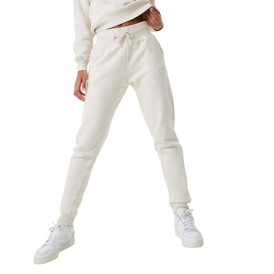 USA Pro Dames/Dames Katoenblend Verstelbare Taille Klassieke Joggers (Crème) - Image 2