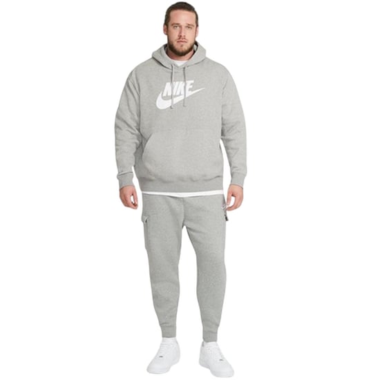 Nike Heren sportkleding: Club Cargo-joggingbroek (Donkergrijs/Wit) - Image 1