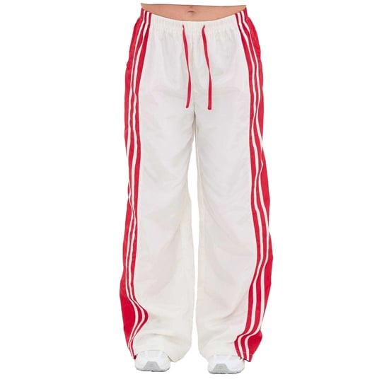 I Saw It First Joggingbroek met zijstrepen en een relaxte pasvorm voor dames (Wit) - Image 2