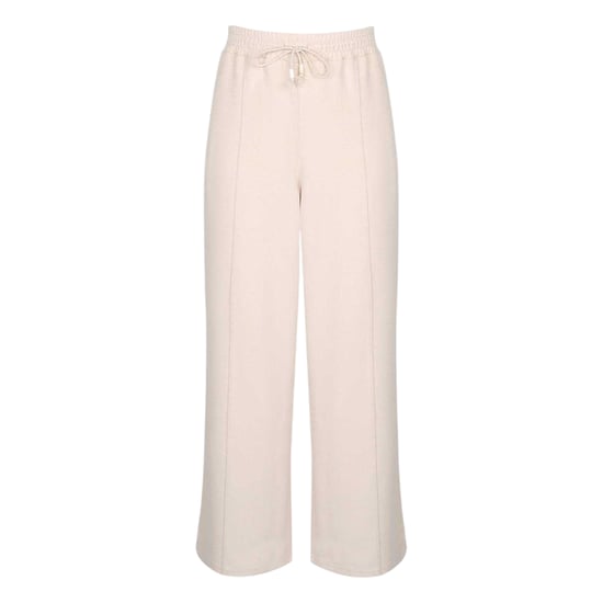 Biba Joggingbroek met breed been en logo voor dames (Neutraal) - Image 1