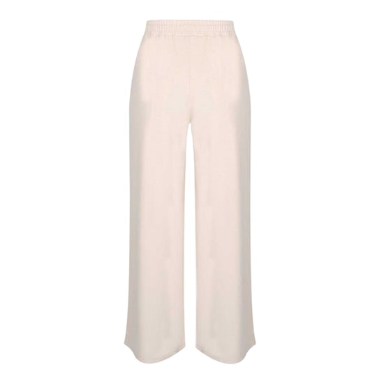 Biba Joggingbroek met breed been en logo voor dames (Neutraal) - Image 2