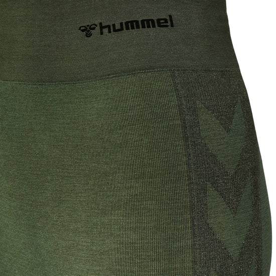 Hummel Womens/Ladies Seamless High Rise Leggings (Green) - Image 3