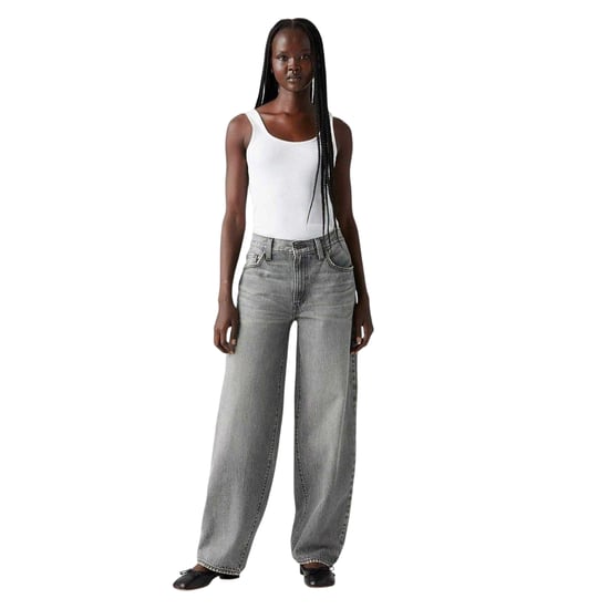 Levis Baggy-jeans i bomullsblandning för kvinnor/damer (Grått) - Image 1