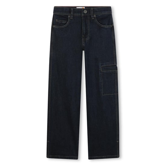 Timberland Boys Carpenter Relaxed Fit Cargo Jeans (Denim Blue) - Image 2