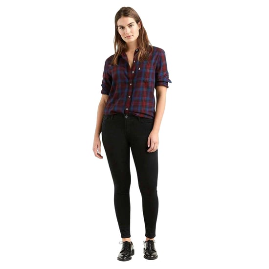 Levis Dammodell 710 Super Skinny-jeggings (Svart) - Image 5